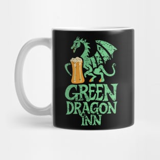 Green Dragon Inn - Typography - Fantasy Mug